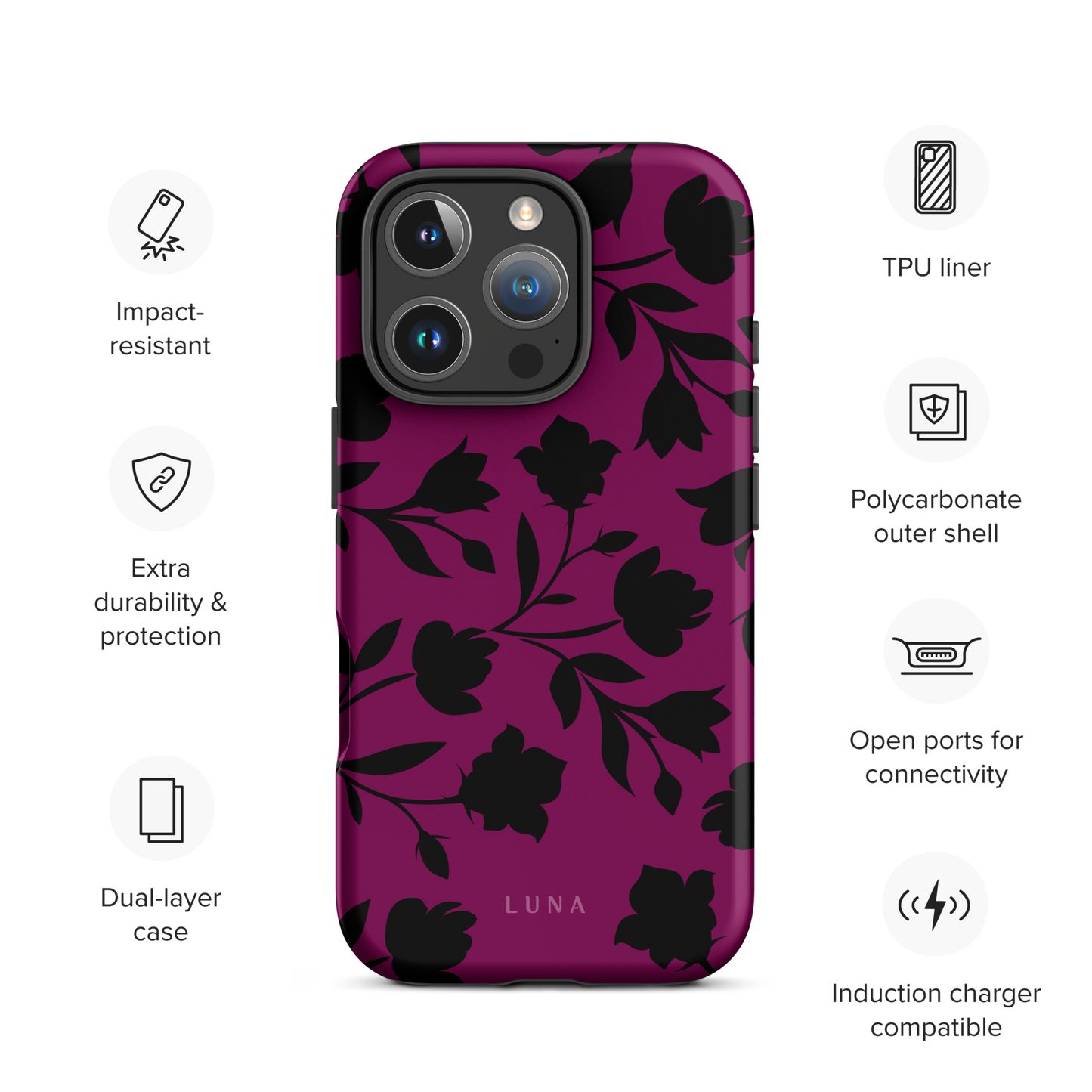 Scarlett - Tough Case for iPhone PHONE-CASE Luna