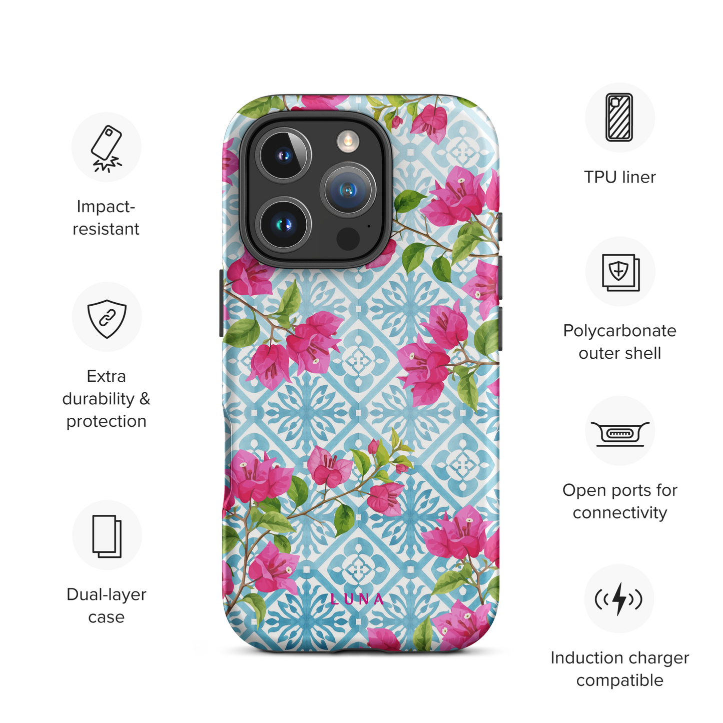 Mediterranean Dreams - Tough Case for iPhone PHONE-CASE Luna