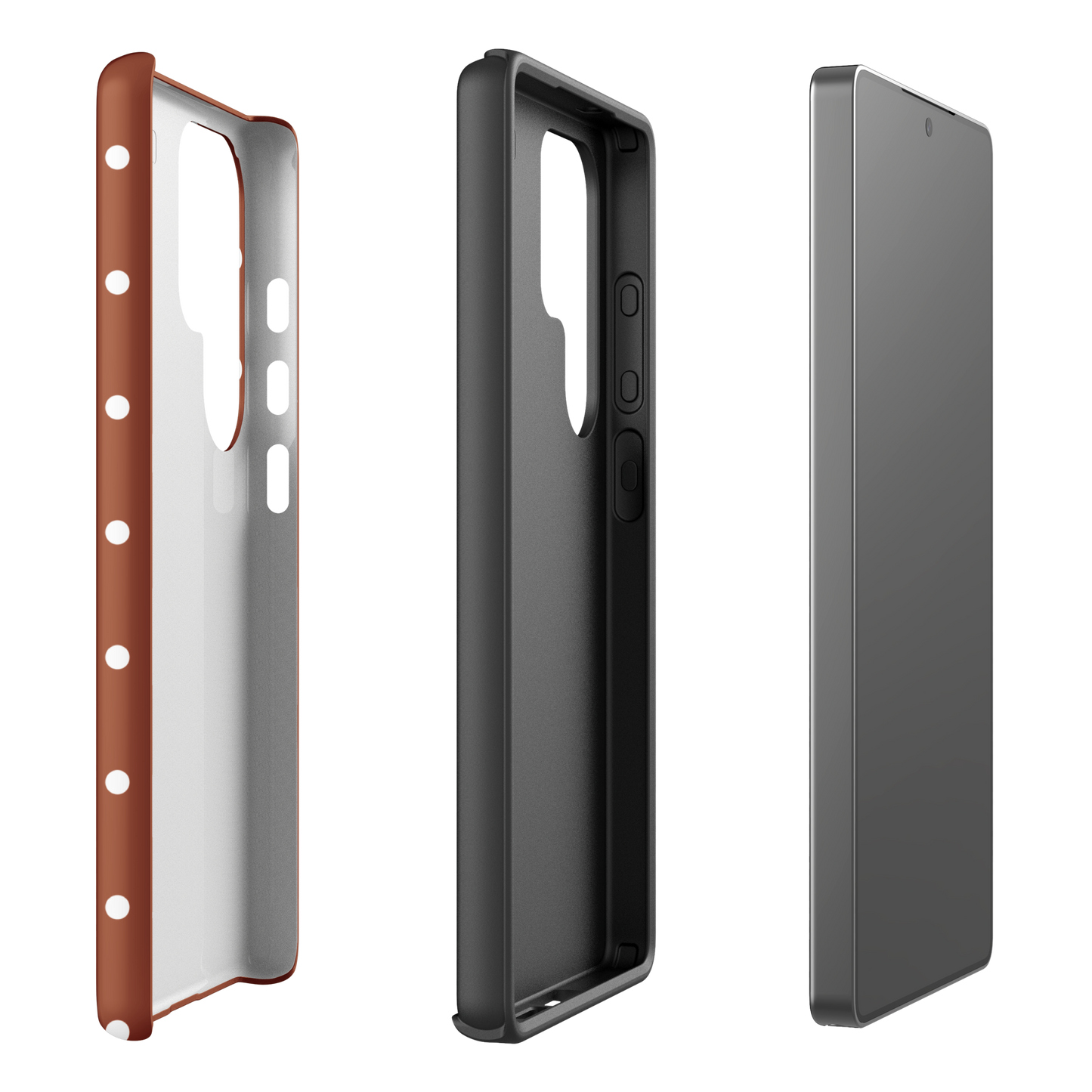 Polka Dot Rust Phone Case
Playful, timeless, and full of charm - our Polka Dot collection brings a cheerful twist to everyday style. With its classic dotted pattern