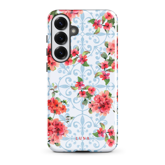 Luna Capri Glossy Phone Case for Samsung Galaxy S25 Plus