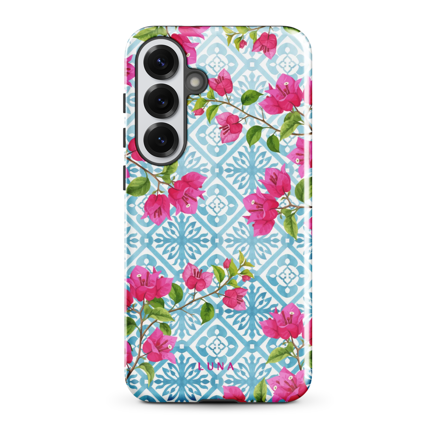 Luna Mediterranean Dreams Glossy Phone Case for Samsung Galaxy S25 Plus