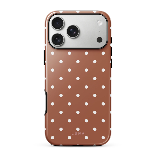 Polka Dot Rust - Tough Case for iPhone