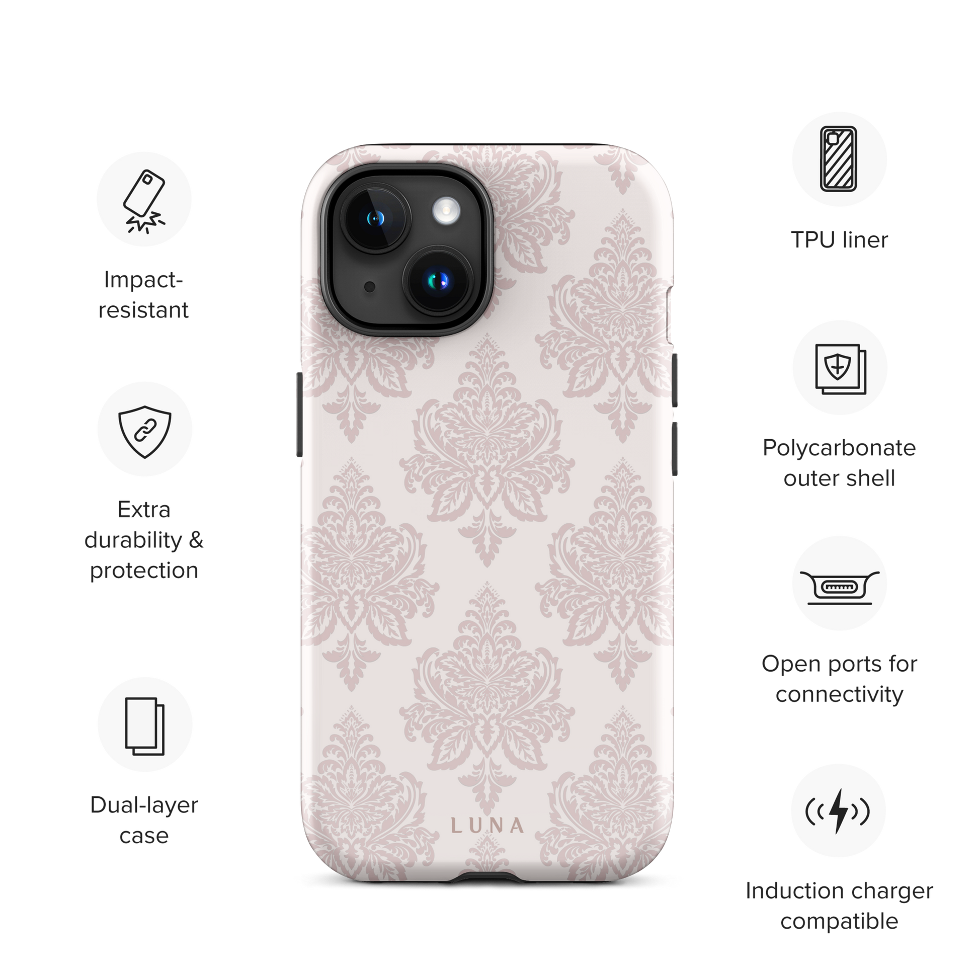 Francesca - Tough Case for iPhone PHONE-CASE Luna
