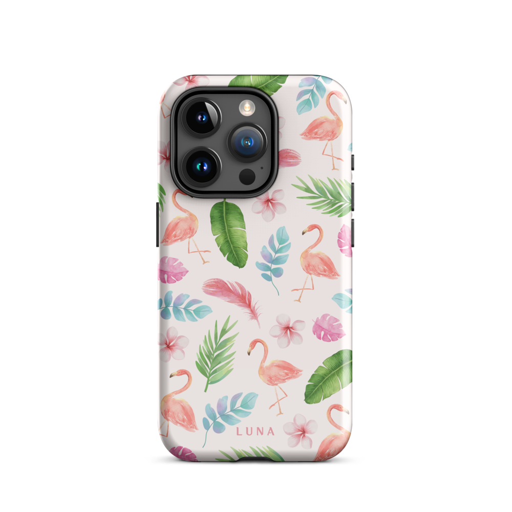 Tropical Flamingo - Tough Case for iPhone®