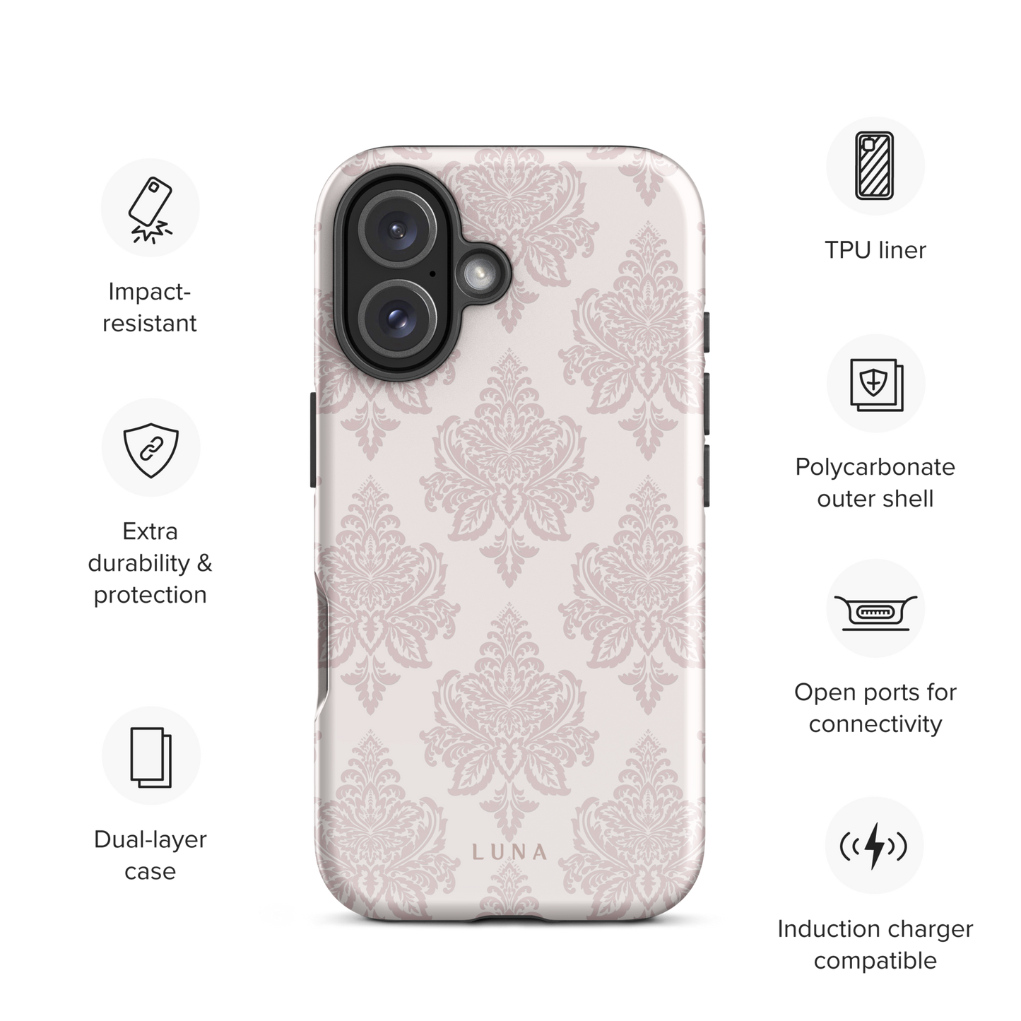 Francesca - Tough Case for iPhone PHONE-CASE Luna